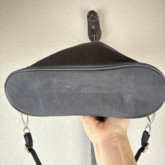 Baggallini Metro Backpack Sling Bag Purse‎ Black Nylon RFID Protection Travel